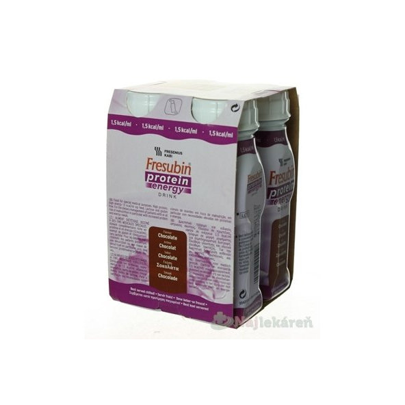 Fresubin Protein energy DRINK príchuť čokoláda 4x200 ml