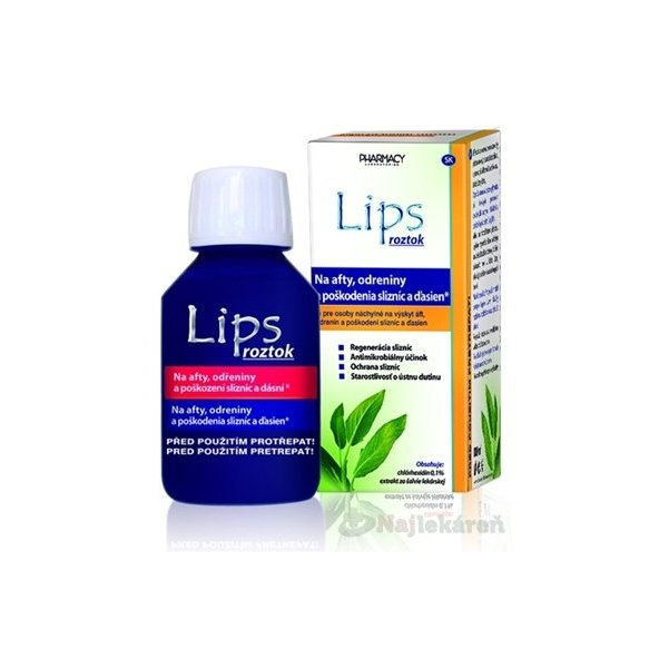 LIPS roztok na afty 100 ml