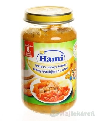 E-shop Hami príkrm šťavnaté kuracie mäso so zeleninou 200g