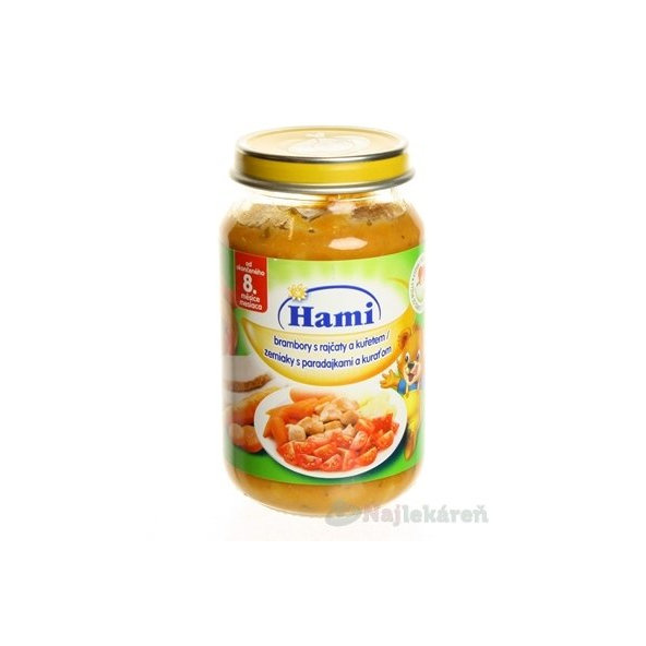 Hami príkrm šťavnaté kuracie mäso so zeleninou 200g