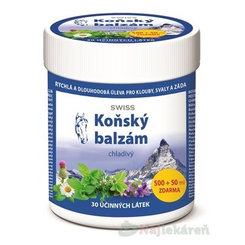 KONSKÝ BALZAM SWISS chladivý proti stuhnutým kĺbom 550 ml