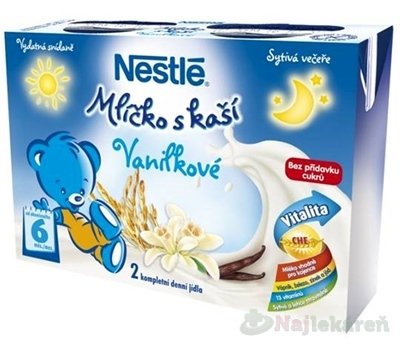 E-shop Nestlé Mliečko s kašou VANILKOVÉ