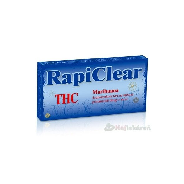 RapiClear THC (Marihuana) IVD, test drogový na samodiagnostiku 1ks