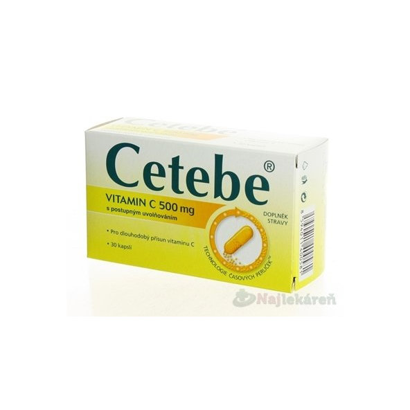 Cetebe na podporu imunity 30 cps