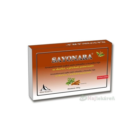 SAYONARA so škoricou s príchuťou pomaranča, 100 g
