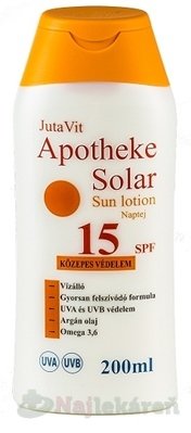 E-shop JutaVit Apotheke Solar Sun lotion 15 SPF mlieko