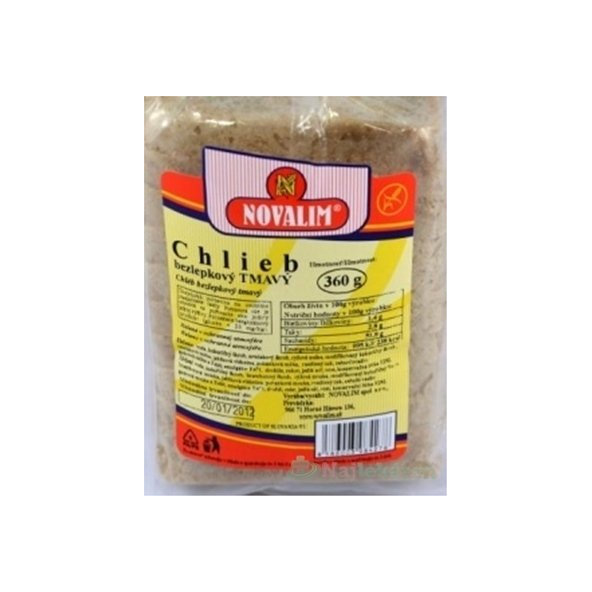 CHLIEB BEZLEPKOVÝ TMAVÝ (TRVANLIVÝ) 360 g