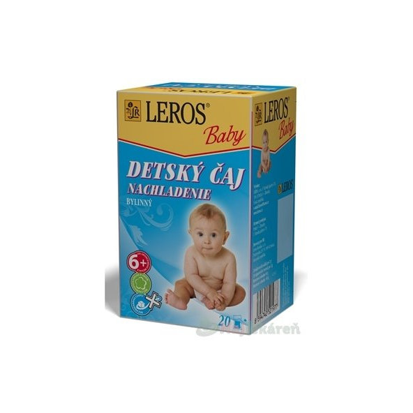 LEROS BABY DETSKÝ ČAJ NACHLADENIE, 20x2 g