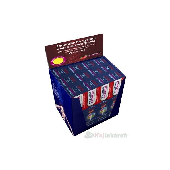 GLENMARK MAGNESIUM B-KOMPLEX, šumivé tbl, 12x20ks