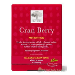NEW NORDIC Cran Berry na močové cesty 30tbl