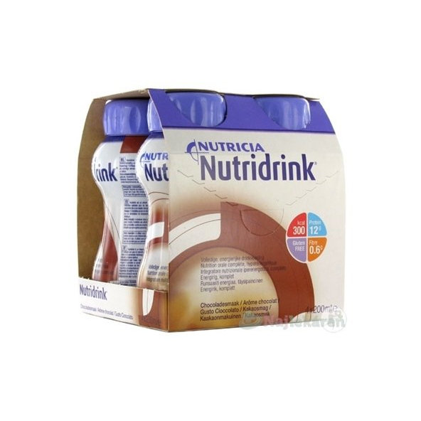 NUTRIDRINK čokoládová príchuť 4x200 ml