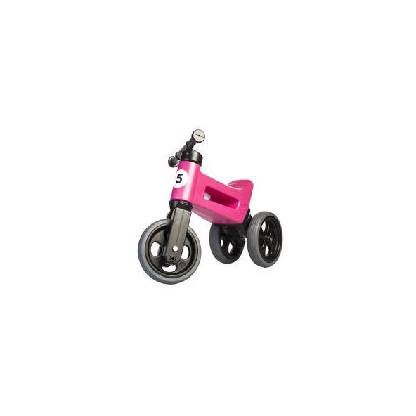 TEDDIES Odrážedlo FUNNY WHEELS NEW SPORT 2v1, nosnost 50 kg 18m+, růžové