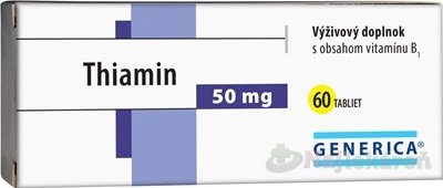 E-shop GENERICA Thiamin 50 mg 60 tbl