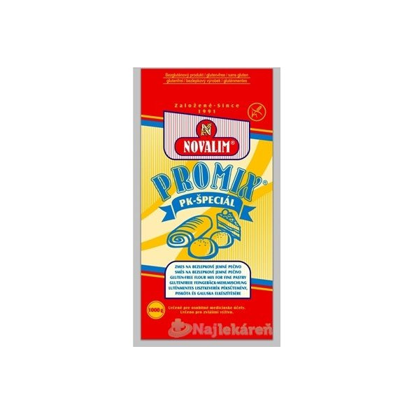PROMIX-PK špeciál, bezlepková zmes na prípravu jemného pečiva, 1000g