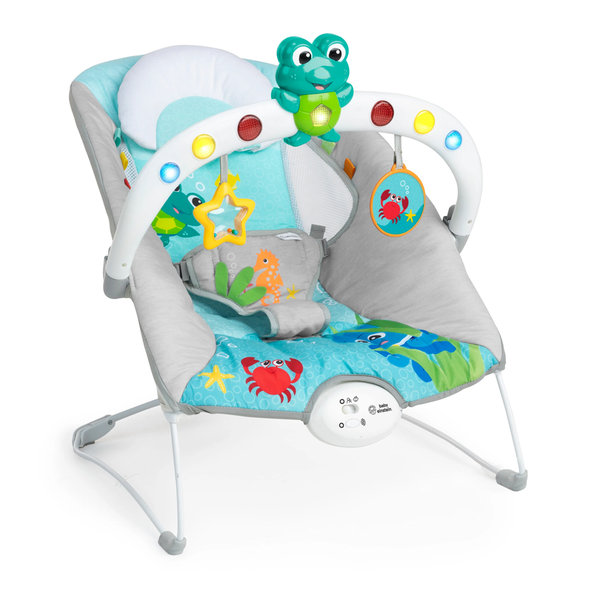 BABY EINSTEIN Lehátko hudobné vibračné Kick to It Neptune do 9 kg