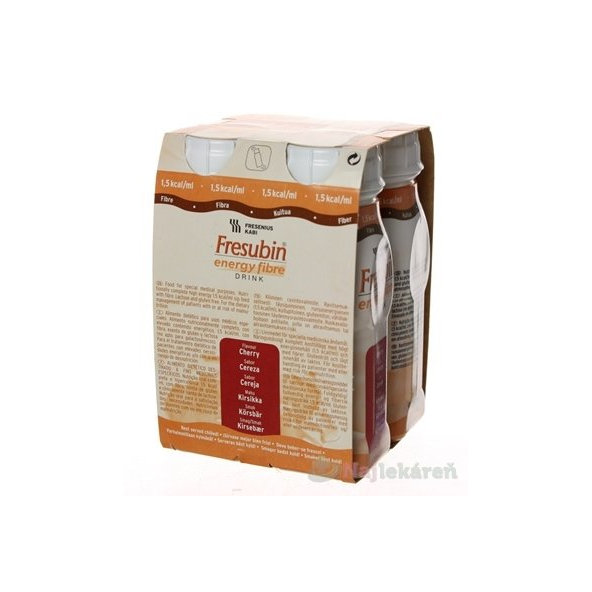 Fresubin Energy fibre DRINK príchuť višňová 4x200 ml