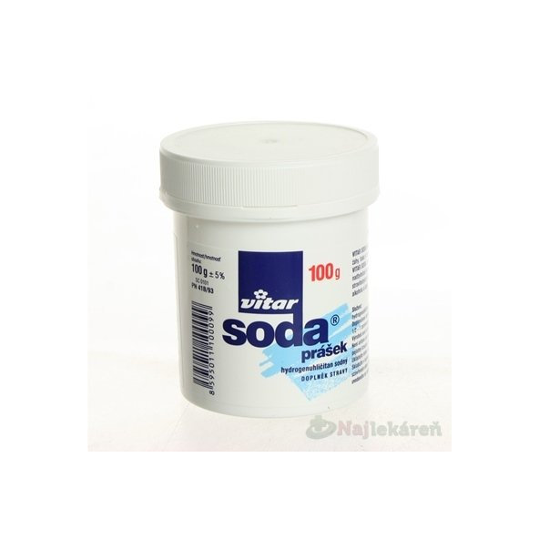 VITAR sóda prášok hydrogénuhličitan sodný 1x100g