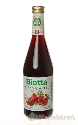 E-shop Biotta BIO šťava granátové jablko 500 ml