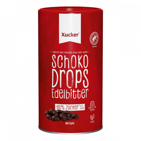Dark Chocolate Drops - Xucker, horká čokoláda, 200g