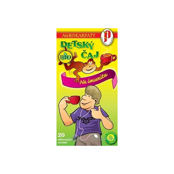 AGROKARPATY DETSKÝ ČAJ BIO Na imunitu, 20x2 g