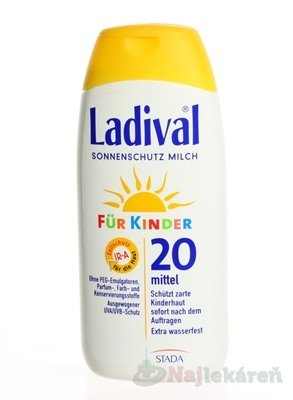 E-shop Ladival PRE DETI SPF 20 mlieko