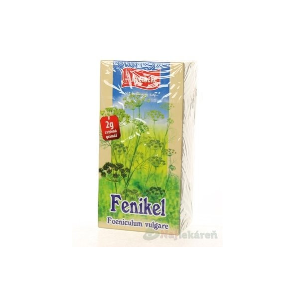 APOTHEKE ČAJ FENIKEL OBYČAJNÝ, 20x2 g