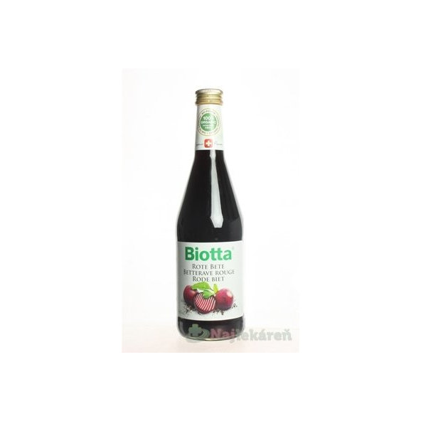 Biotta BIO šťava červená repa 500 ml