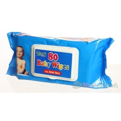 HYGIENICKÉ UTIERKY BABY WIPES S ALOE 80ks
