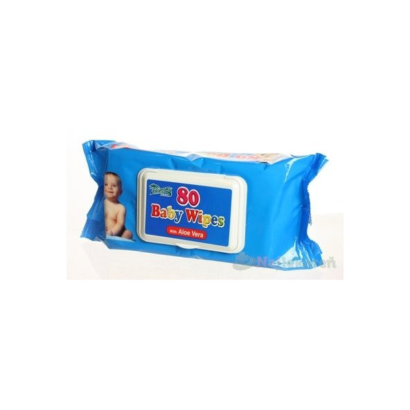 HYGIENICKÉ UTIERKY BABY WIPES S ALOE 80ks