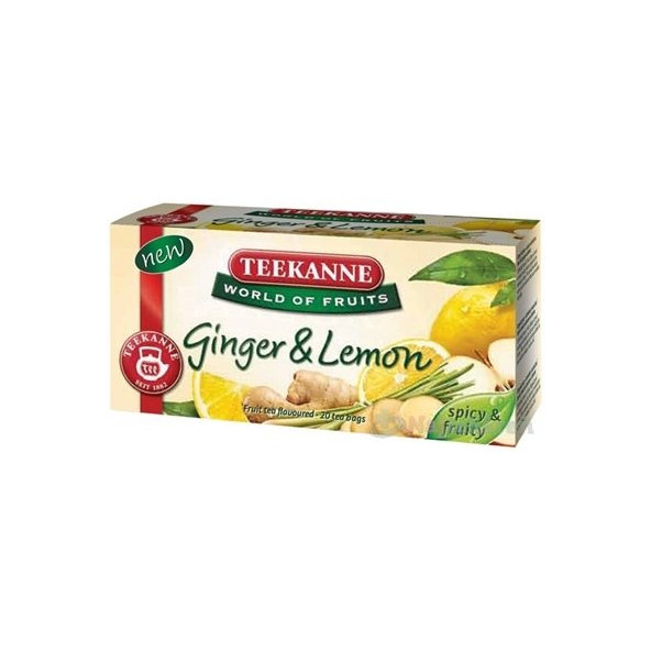 TEEKANNE WOF GINGER & LEMON, 20x1,75 g
