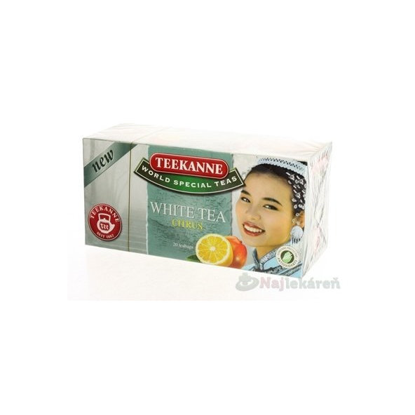 TEEKANNE WST WHITE TEA CITRUS, 20x1,25 g