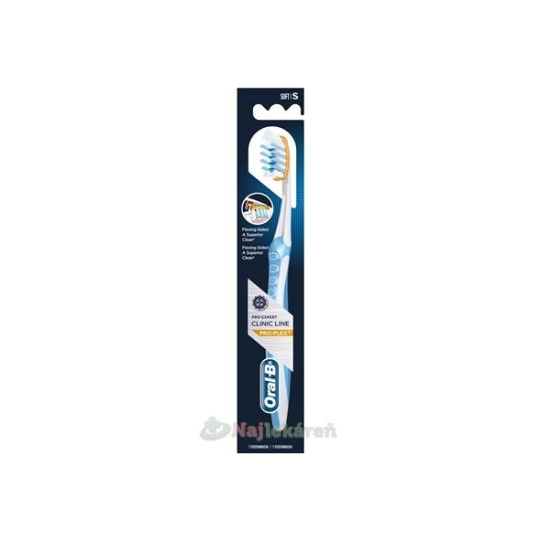 Oral-B ZK PRO-EXPERT CLINIC LINE PRO-FLEX Soft zubné kefky 1 kus