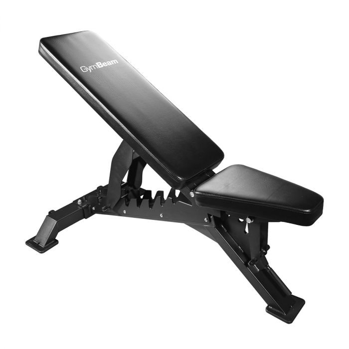 E-shop Nastaviteľná lavica - GymBeam, čierna