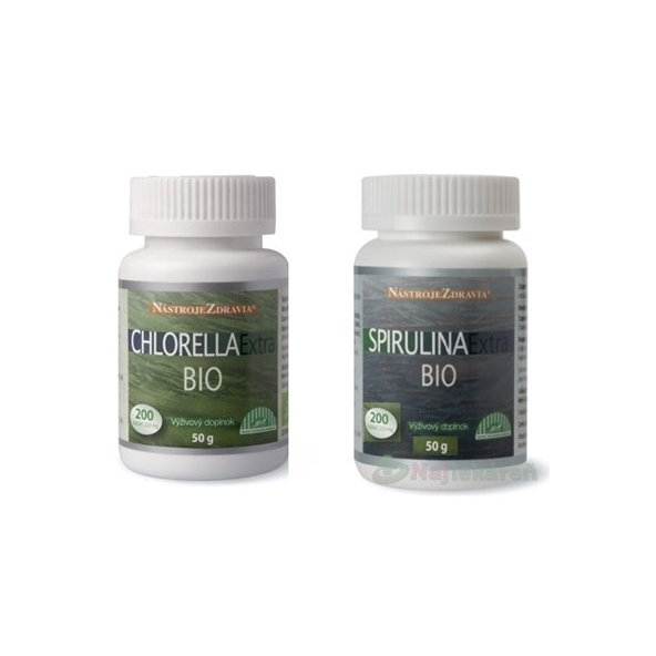 CHLORELLA Extra BIO + SPIRULINA  Extra BIO