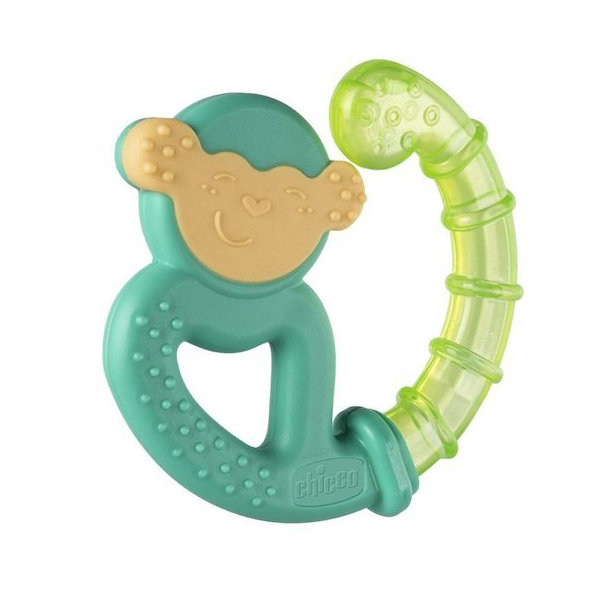 CHICCO Hryzačka chladiaca Fresh Opička tyrkysová 4m+