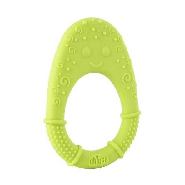 CHICCO Hryzačka silikónová Super Soft Avokádo 2m+