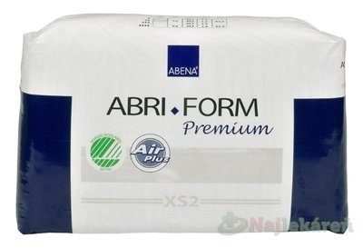 E-shop ABENA ABRI FORM Premium XS2 plienkové nohavičky priedušné, boky 50-60 cm, savosť 1400 ml 32ks