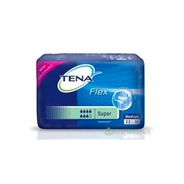 TENA Flex Super S nkontinenčné nohavičky s rýchloupevňovacím pásom 30ks