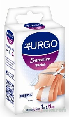 E-shop URGO Sensitive Stretch náplasť na citlivú pokožku 1mx6cm 1ks