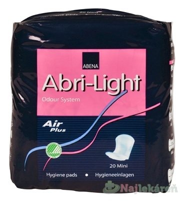 E-shop ABENA Light Mini 1 absorpčné vložky, priedušné, savosť 180ml 20ks