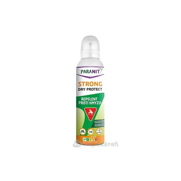 PARANIT STRONG DRY PROTECT - repelent, 125 ml