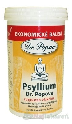 E-shop DR. POPOV PSYLLIUM výživový doplnok, 240g