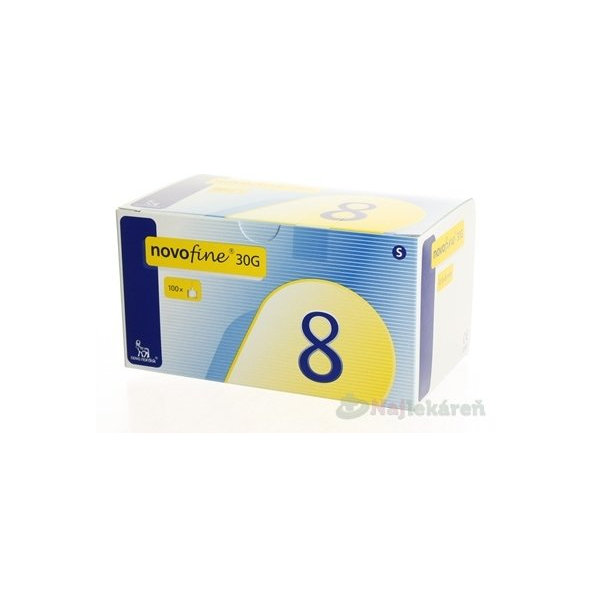 IHLA INZ NOVOFINE 30G 0,3X8MM jednorázová 100ks