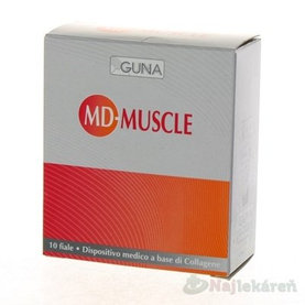 GUNA MD MUSCLE kolagénový roztok na kĺby a svaly 10x2 ml