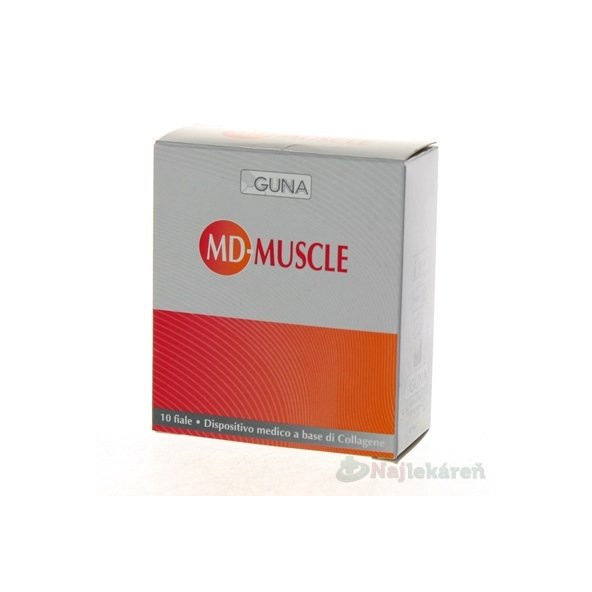 GUNA MD MUSCLE kolagénový roztok na kĺby a svaly 10x2 ml