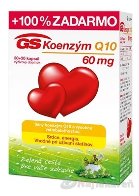 E-shop GS Koenzým Q10 60 mg NOVÝ