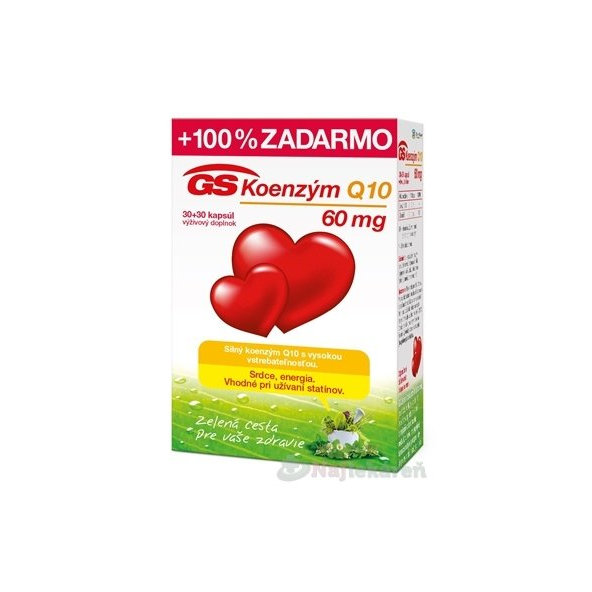 GS Koenzým Q10 60 mg NOVÝ