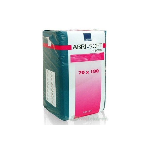 ABENA ABRI SOFT superdry 70x180cm podložka zastielacia, savosť 2000 ml, 30ks
