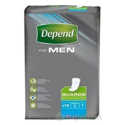 DEPEND FOR MEN inkontinenčné vložky pre mužov 14ks