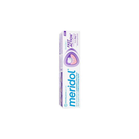 Meridol Fast Action zubná pasta ochrana citlivých ďasien 75 ml